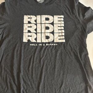 Ride Graphic Tee in Charcoal by Sect 119